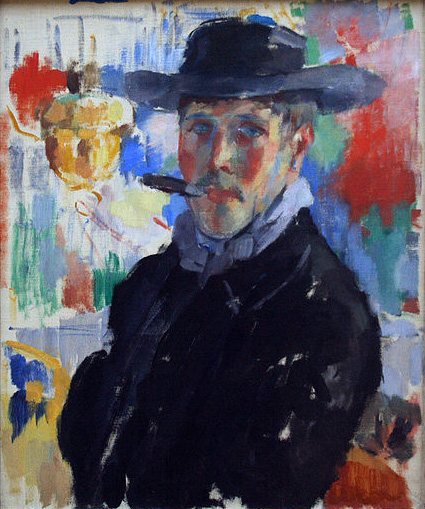 Painting of Rik Wouters in the Koninklijk Museum voor Schone Kunsten